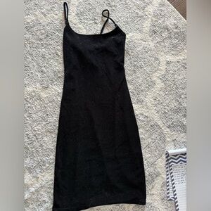 Windsor Navy Blue Velvet Dress